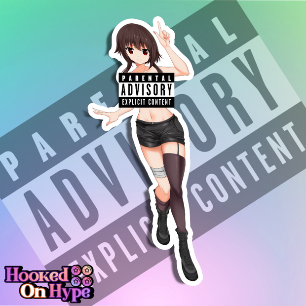 Megumin SE NSFW Full Body Kiss-Cut Vinyl Decal