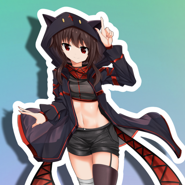 Megumin SE Full Body Kiss-Cut Vinyl Decal