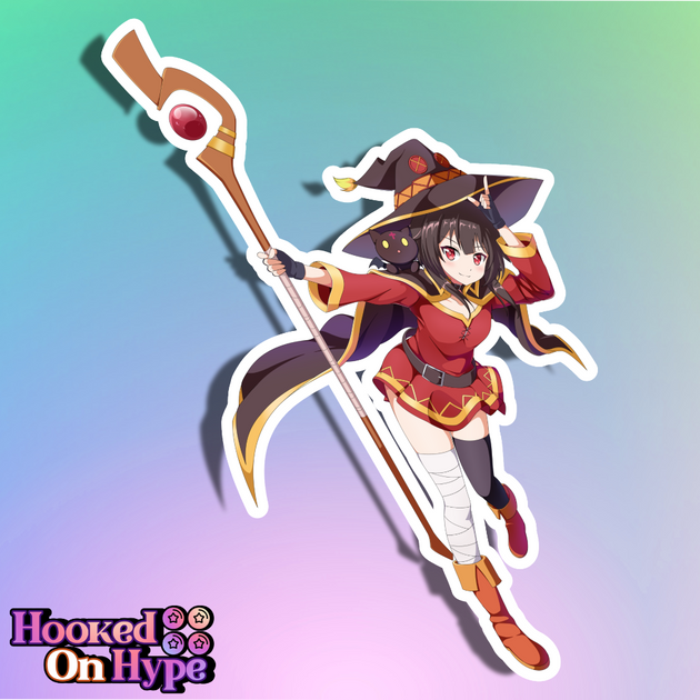 Megumin Full Body Kiss-Cut Vinyl Decal – HookedOnHype