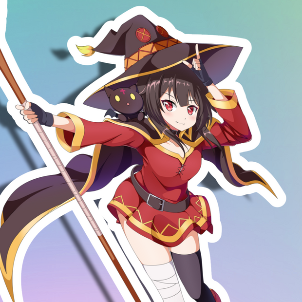 Megumin Full Body Kiss-Cut Vinyl Decal