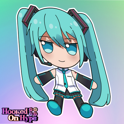 Hatsune Miku Fumo Full Body Kiss-Cut Vinyl Decal