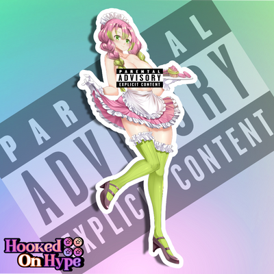 Mitsuri Maid NSFW Full Body Kiss-Cut Vinyl Decal