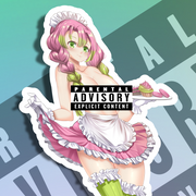 Mitsuri Maid NSFW Full Body Kiss-Cut Vinyl Decal