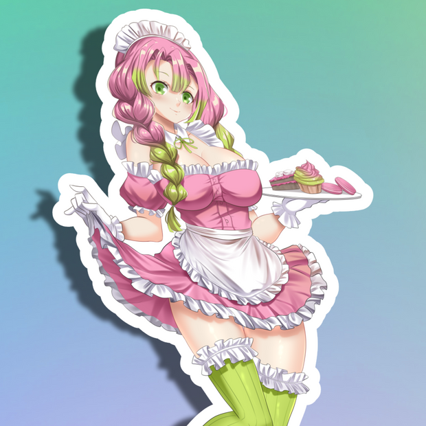 Mitsuri Maid Full Body Kiss-Cut Vinyl Decal
