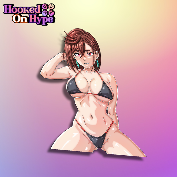 Momo Ayase Bikini | Anime Sticker Decal