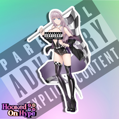 Nazuna Race Queen NSFW Full Body Kiss-Cut Vinyl Decal