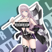 Nazuna Race Queen NSFW Full Body Kiss-Cut Vinyl Decal