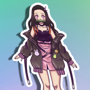 Nezuko SE Full Body Kiss-Cut Vinyl Decal