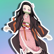 Nezuko Full Body Kiss-Cut Vinyl Decal