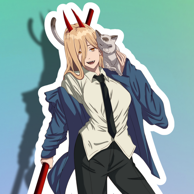 Power Full Body Kiss-Cut Vinyl Decal