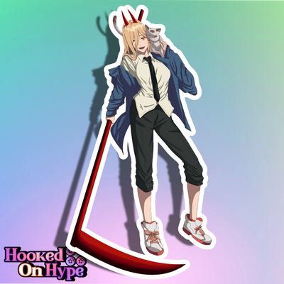 Power Full Body Kiss-Cut Vinyl Decal