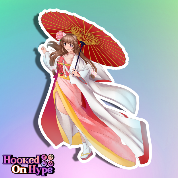 Raphtalia Kimono Full Body Kiss-Cut Vinyl Decal