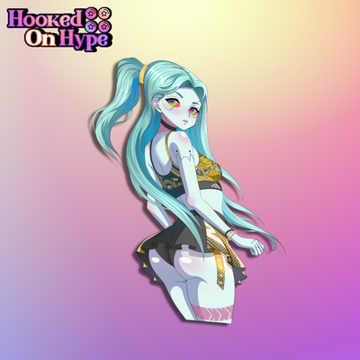 Rebecca Back View | Anime Sticker Decal