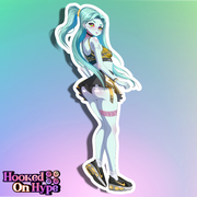 Rebecca Back View Full Body Kiss-Cut Vinyl Decal