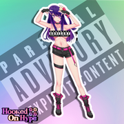 Ai Hoshino SE NSFW Full Body Kiss-Cut Vinyl Decal