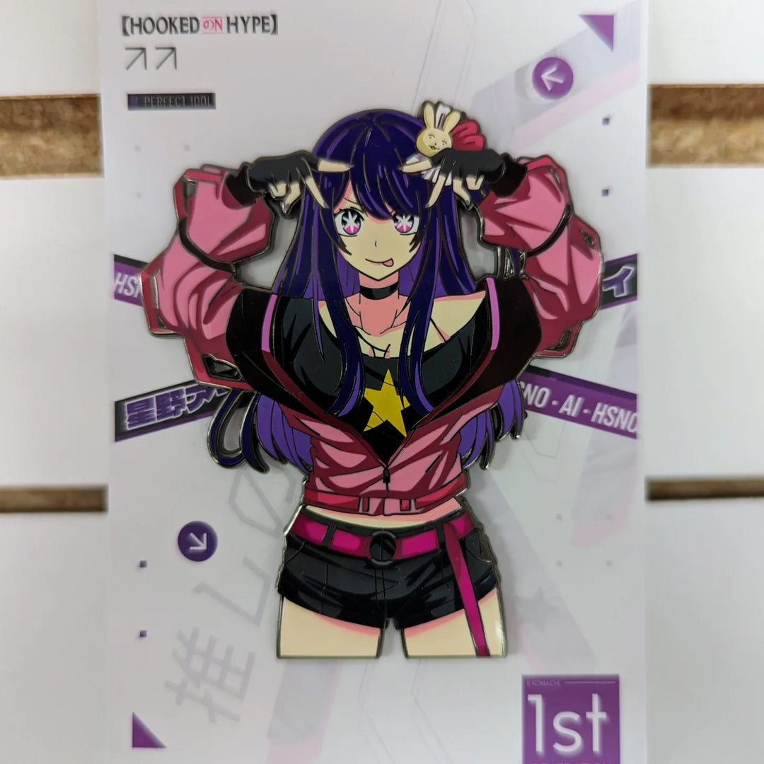 ai✴︎あい■ ホリー ウィロー ファイブフラワー ゲンチアン Ai Hoshino Streetwear Pin – HookedOnHype