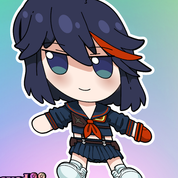 Ryuko Fumo Full Body Kiss-Cut Vinyl Decal