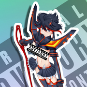 Ryuko Matoi NSFW Full Body Kiss-Cut Vinyl Decal