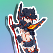 Ryuko Matoi Full Body Kiss-Cut Vinyl Decal