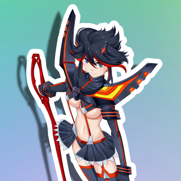 Ryuko Matoi Full Body Kiss-Cut Vinyl Decal