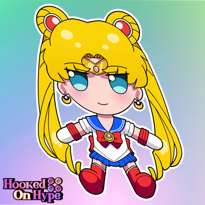 Sailor Moon Usagi Fumo Full Body Kiss-Cut Vinyl Decal