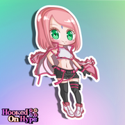 Sakura SE Chibi Full Body Kiss-Cut Vinyl Decal