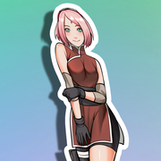 Sakura Full Body Kiss-Cut Vinyl Decal