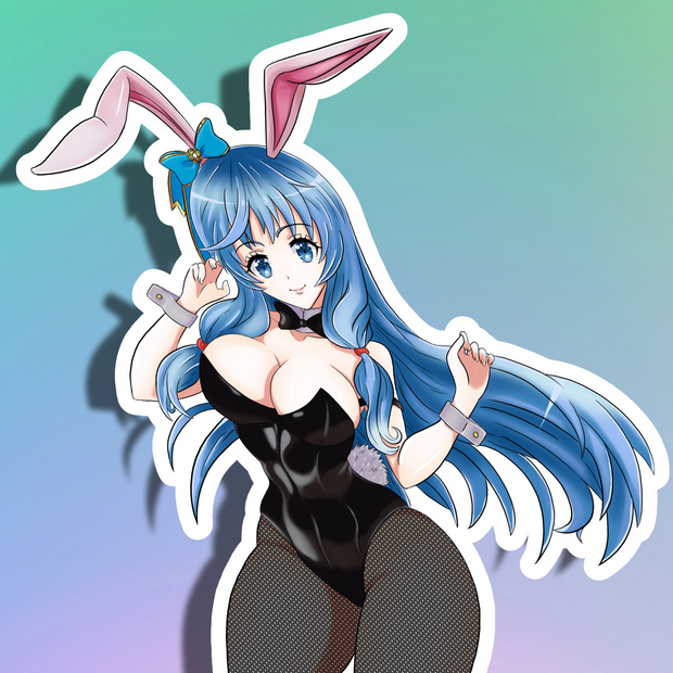 Shea Haulia Bunny Full Body Kiss-Cut Vinyl Decal