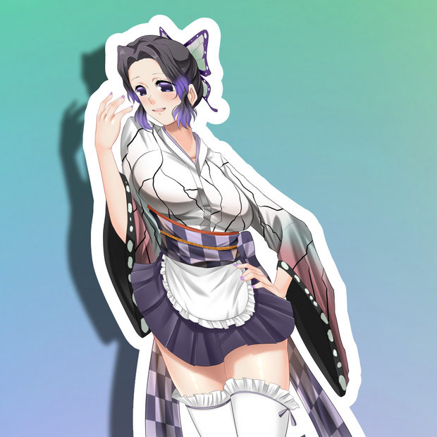 Shinobu Maid Full Body Kiss-Cut Vinyl Decal