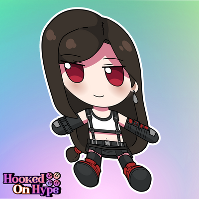 Tifa Lockhart Fumo Full Body Kiss-Cut Vinyl Decal