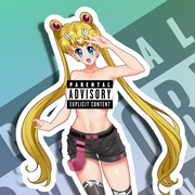 Sailor Moon Usagi SE NSFW Full Body Kiss-Cut Vinyl Decal