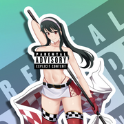 Yor Race Queen NSFW Full Body Kiss-Cut Vinyl Decal