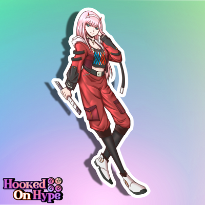 02 ZeroTwo SE Full Body Kiss-Cut Vinyl Decal