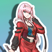 02 ZeroTwo SE Full Body Kiss-Cut Vinyl Decal