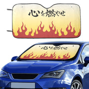 Rengoku Car Sunshade