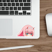 Zero Two 02 Die-Cut Peeker