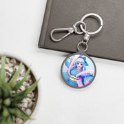 Aqua Keyring