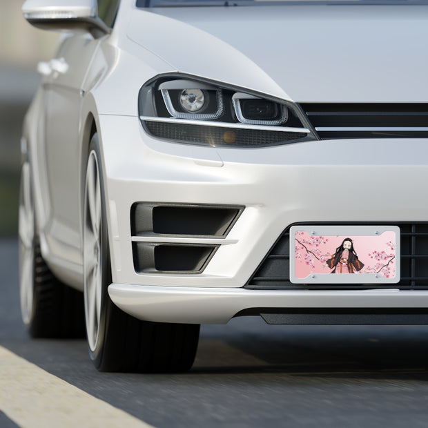 Nezuko License Plate Bracket