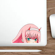 Zero Two 02 Die-Cut Peeker