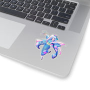 Aqua Kiss-Cut Stickers