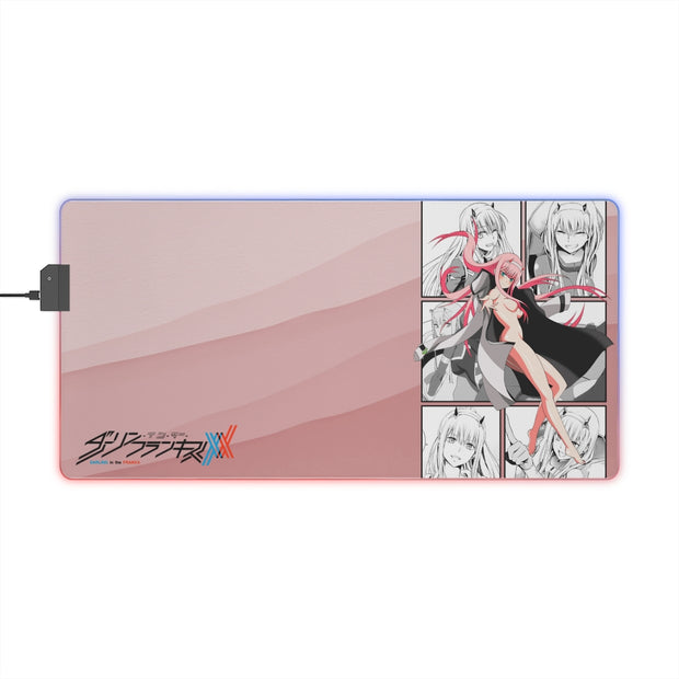 Zero Two 02 LED Mouse Pad