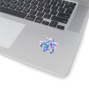 Aqua Kiss-Cut Stickers