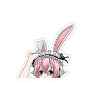 Super Sonico Die-Cut Peeker