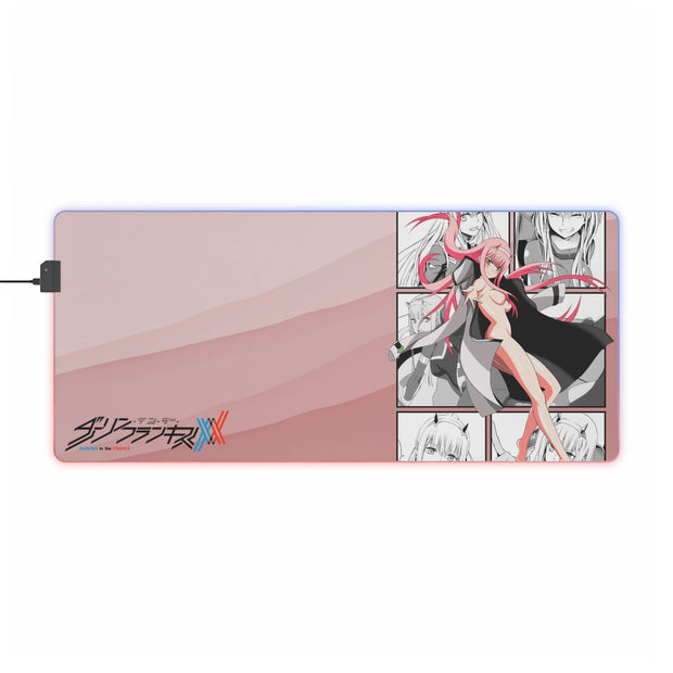 Zero Two 02 LED Mouse Pad