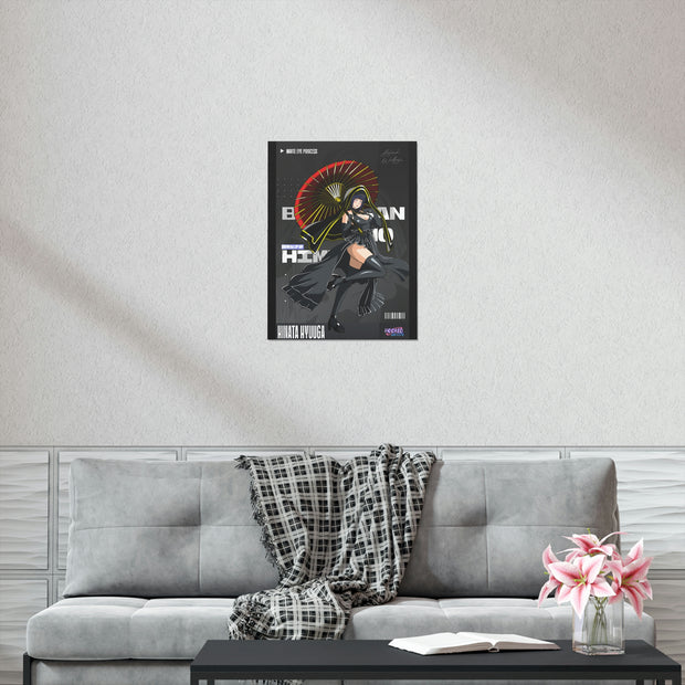 Hinata Black Wedding Poster