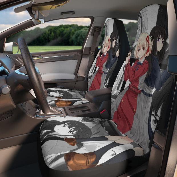 Chisato and Takina Seat Covers