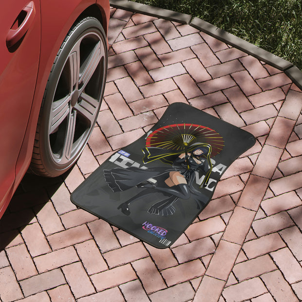 Hinata Black Wedding Car Mat