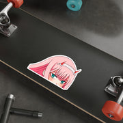 Zero Two 02 Die-Cut Peeker