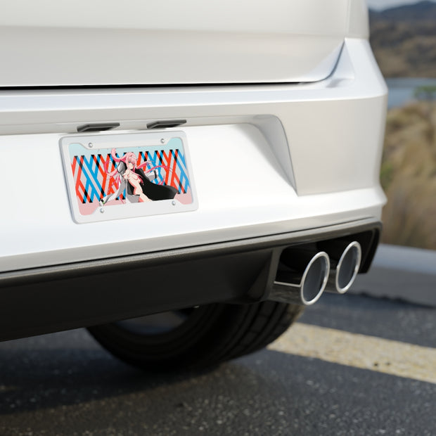 Zero Two 02 License Plate Bracket