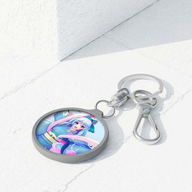 Aqua Keyring